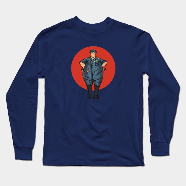 Soldier Attention Long Sleeve T-Shirt by Translucia